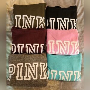 Victoria Secret Pink Cowl Neck Sweatshirts (All 6!)
